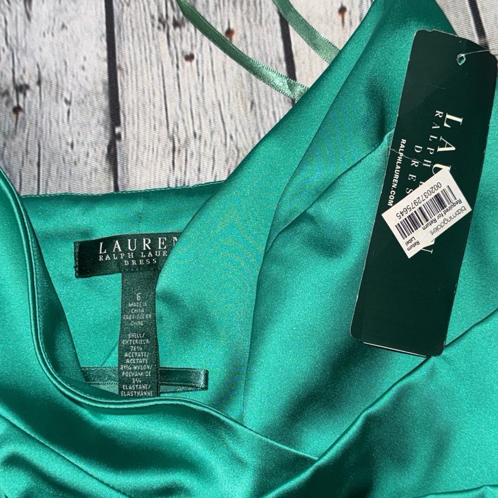 NWT! Lauren Ralph Lauren Midi Dress - Picture 4 of 4